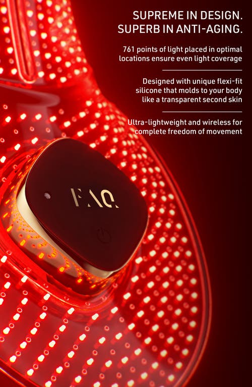 Foreo Faq™ 211 Silicone Led + Near-infrared Neck & Décolleté Mask