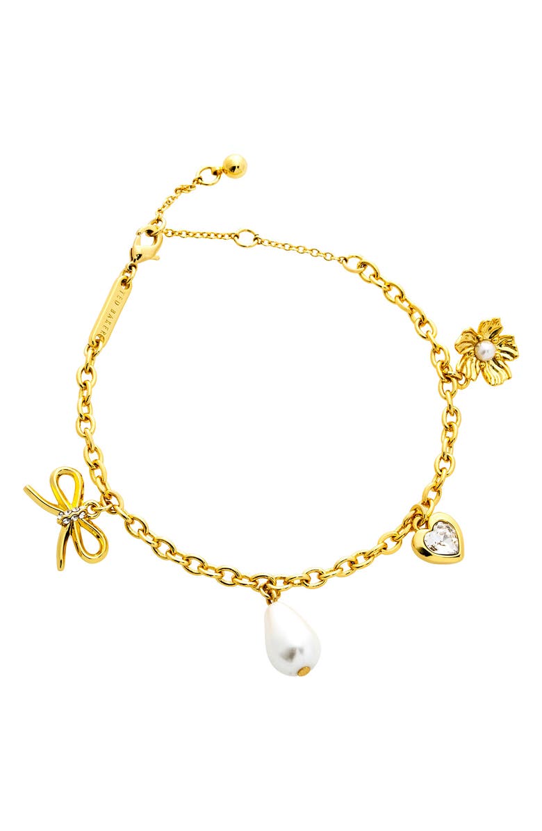 Ted Baker Isabella Icon Charm Bracelet, Alternate, color, Metallic Gold
