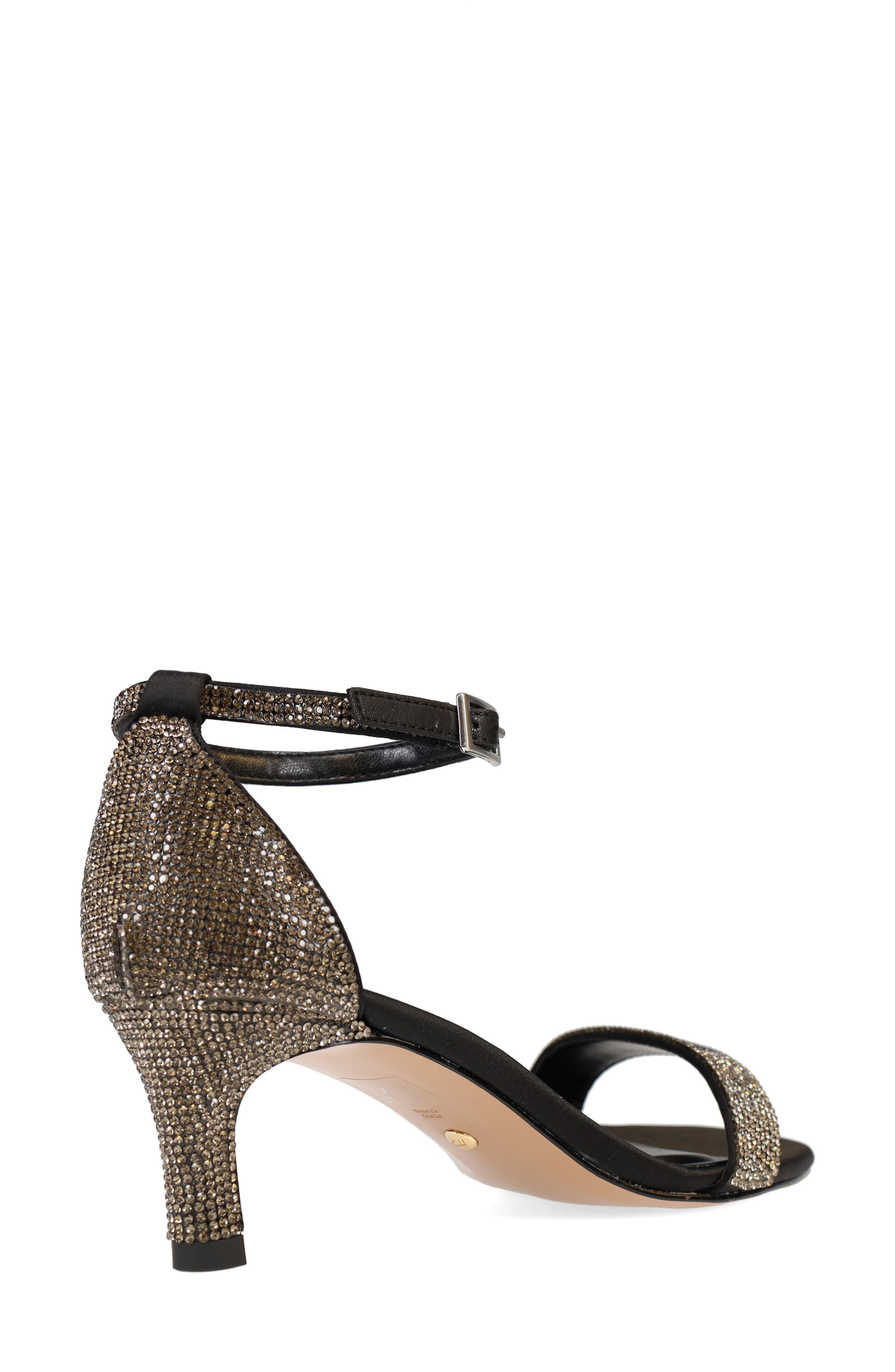 Pelle Moda Uciel Ankle Strap Sandal, Alternate, color, Black