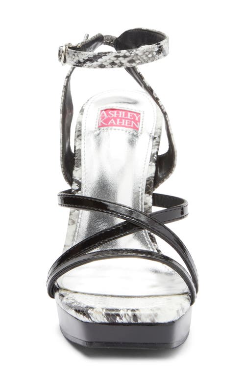 ASHLEY KAHEN ASHLEY KAHEN MAMA MIA CUTOUT WEDGE SANDAL