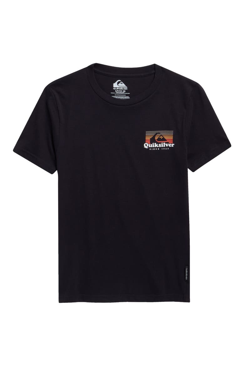 Kids' Phase Crewneck T-Shirt, Main, color, BLACK