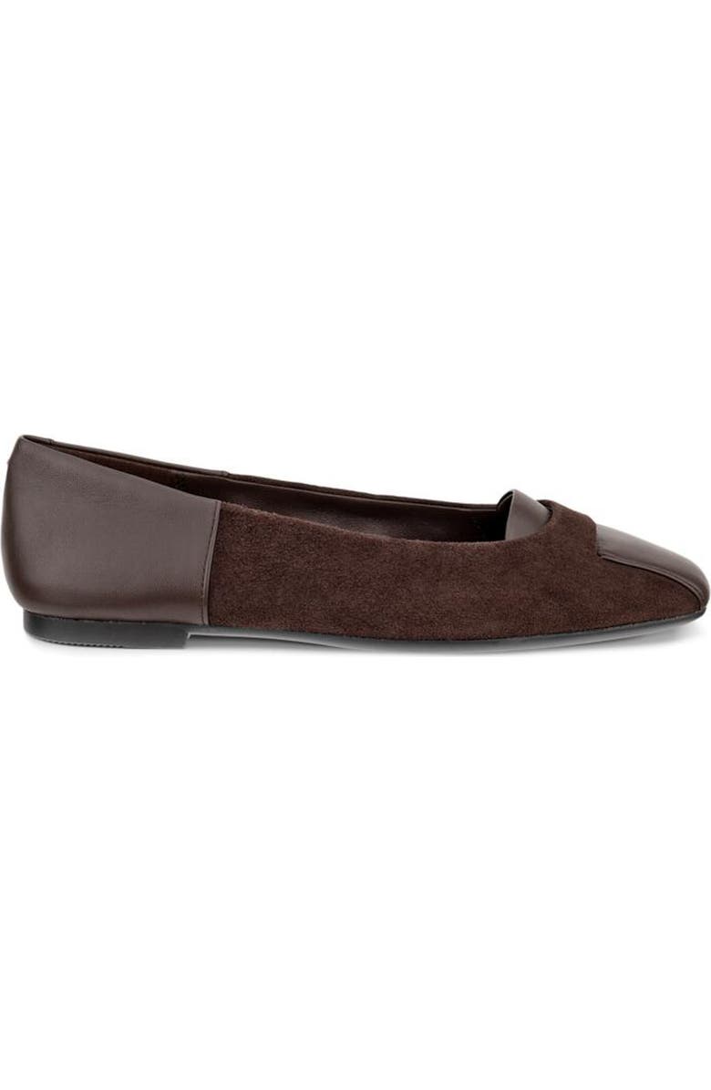 ECCO Margot Origami Ballet Flat, Alternate, color, Mocha/ Mocha