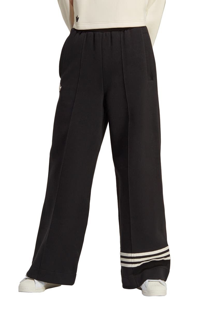 adidas Adicolor Neuclassics Wide Leg Track Pants, Main, color,