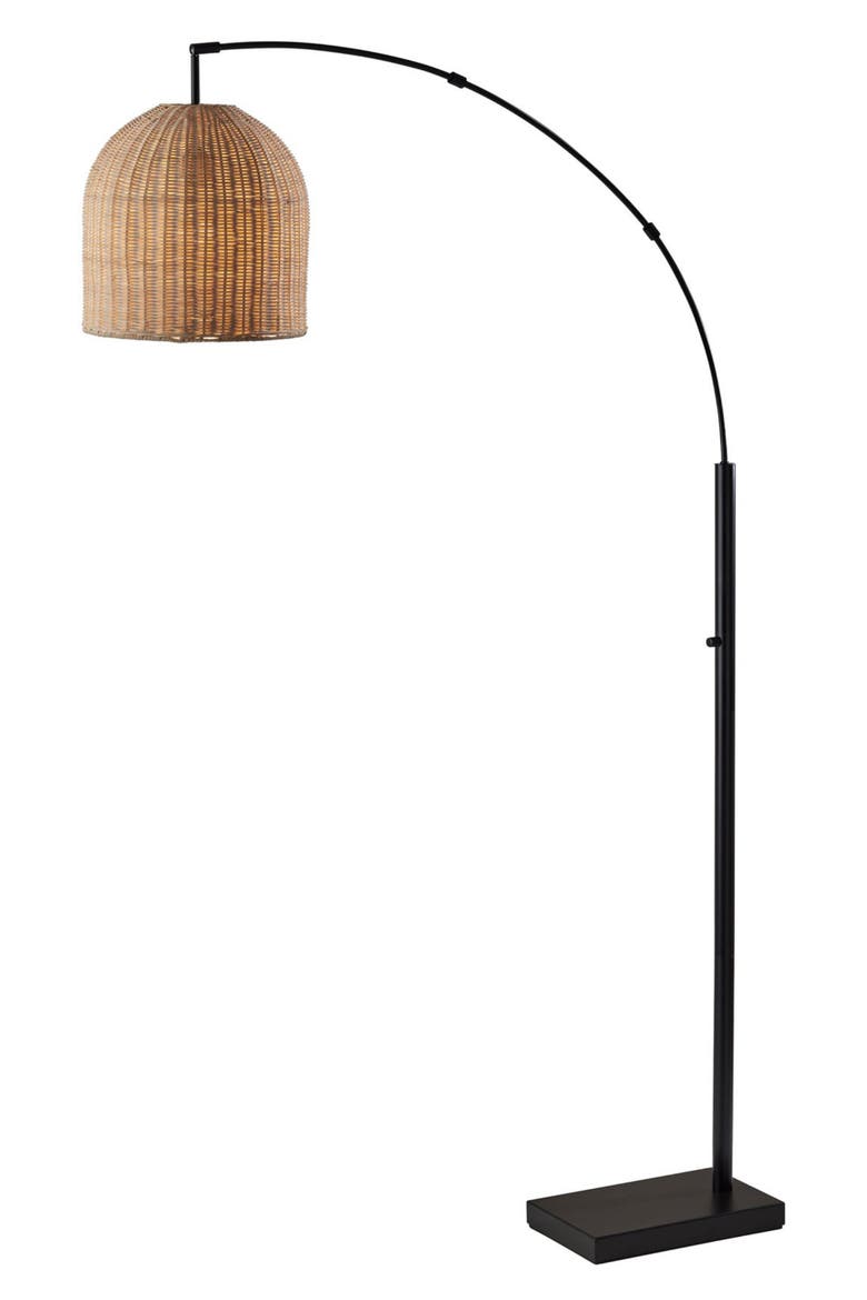 Bahama Arc Floor Lamp, Main, color, DARK BRONZE