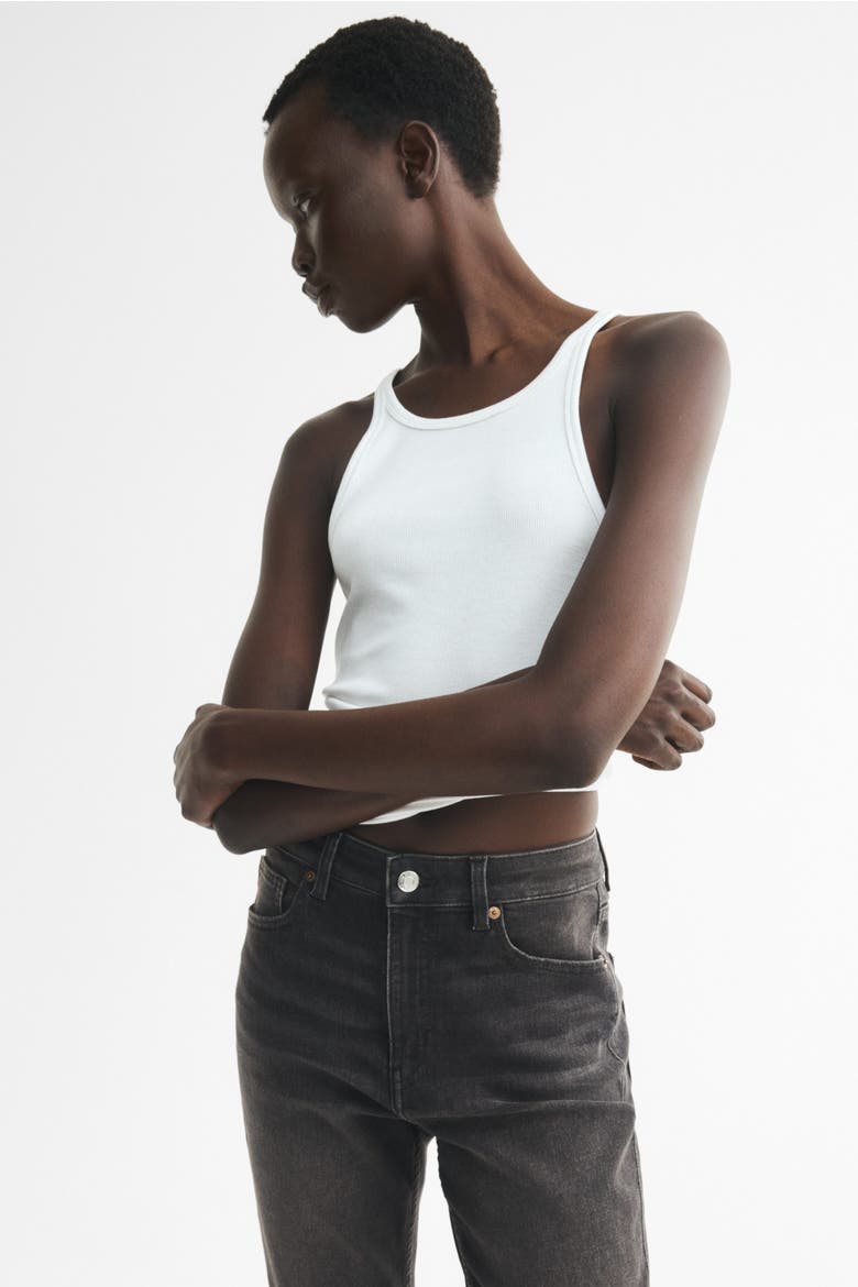 Skinny High Waist Jeans, Alternate, color, Dark denim gray