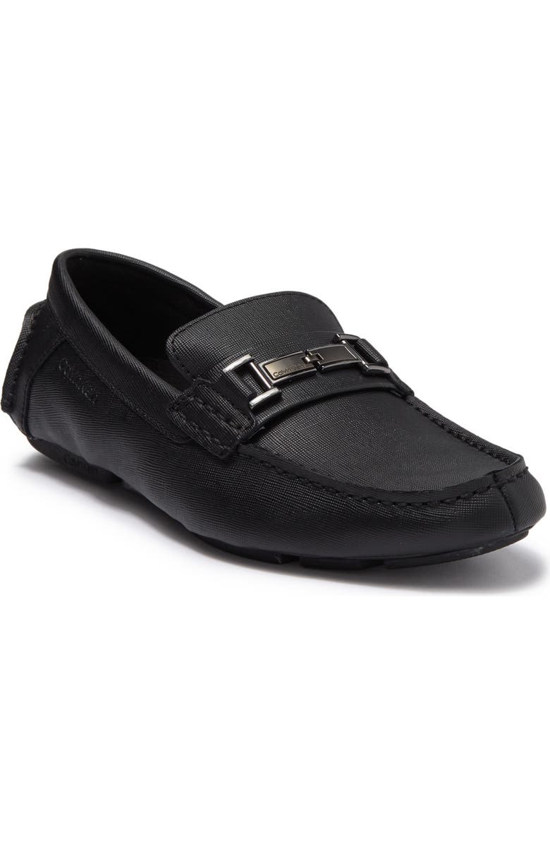 Calvin Klein Magnus Bit Leather Driver, Main, color,