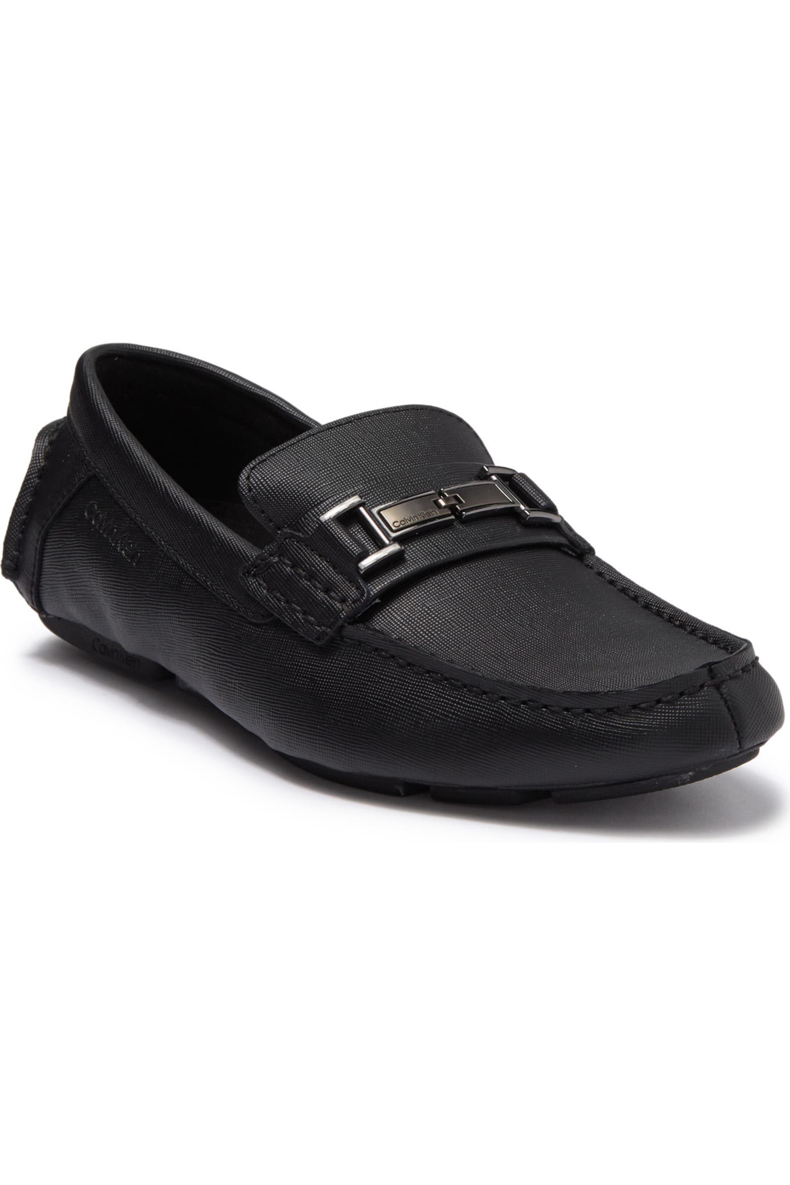 Color Code 055 Calvin Klein Magnus Bit Leather Driver (Men) | Nordstromrack