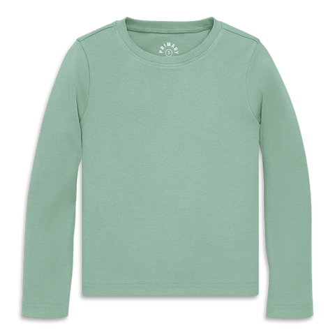 Kids Long Sleeve Rib Tee