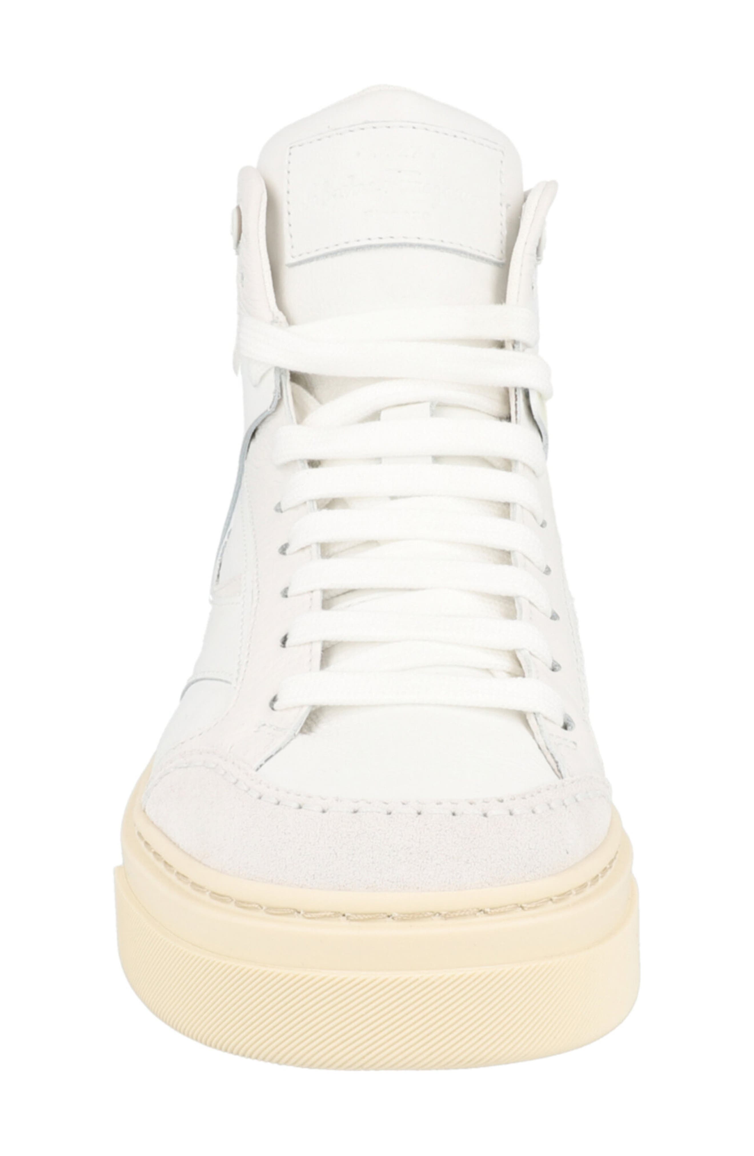 FERRAGAMO Cassio High Top Sneaker, Alternate, color, White