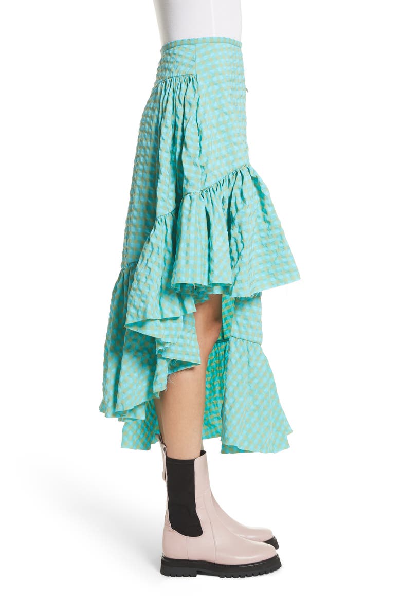 Marques’Almeida Marques'Almeida Long Asymmetrical Frill Skirt, Alternate, color,