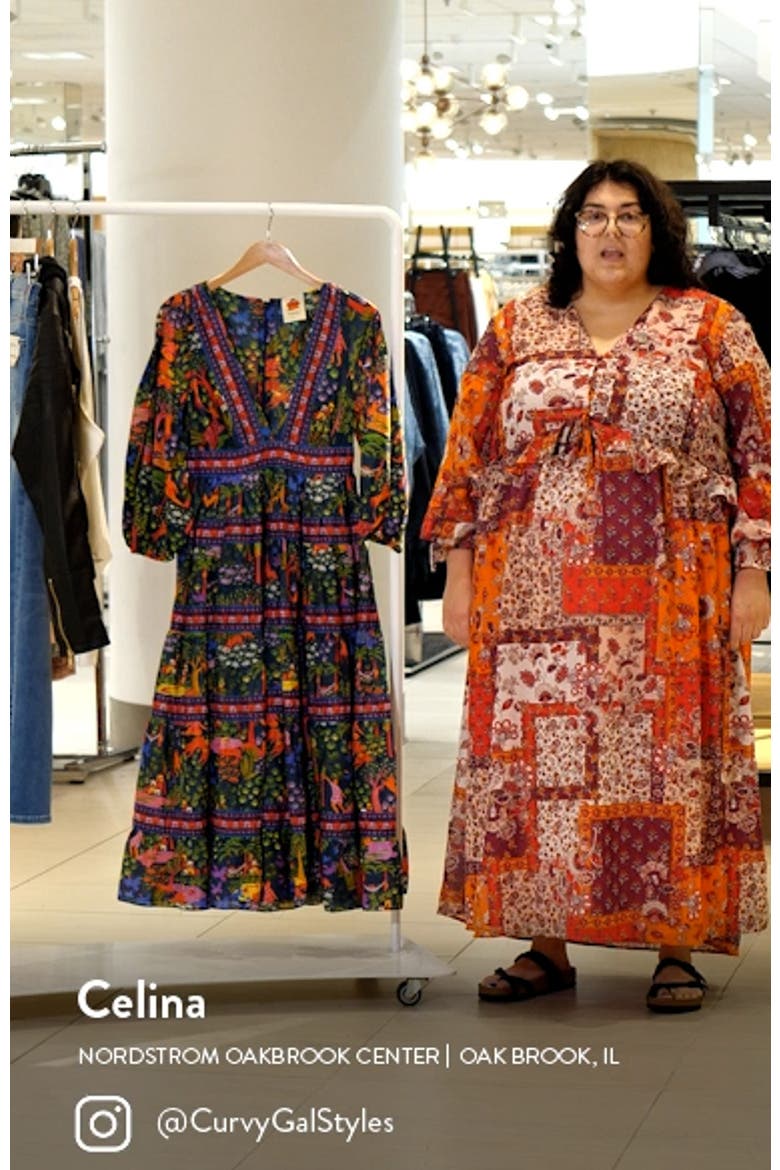 Animal Utopia Puff Sleeve Maxi Dress video