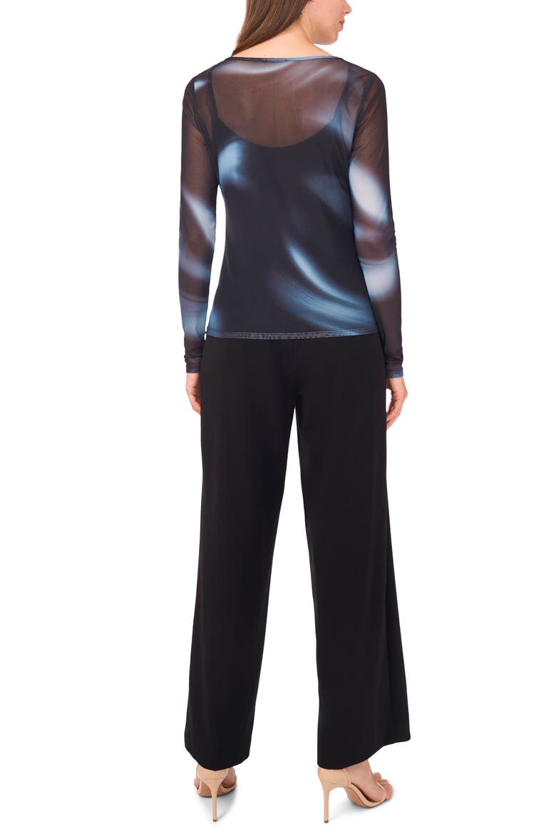 Swift Blur Mesh Top, Alternate, color, RICH BLACK