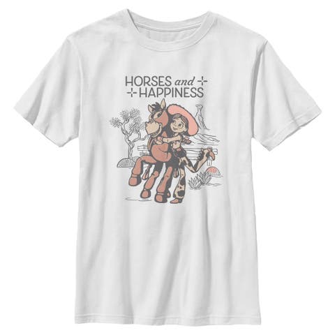 Boy's Toy Story 5 Horses And Happiness  Graphic T-Shirt