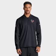 Nike Men's Nike Navy Houston Texans Sideline Dri-FIT Half-Zip Pullover