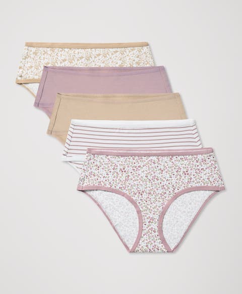 Everyday Mid Rise Hipster 5-Pack Made With Organic Cotton