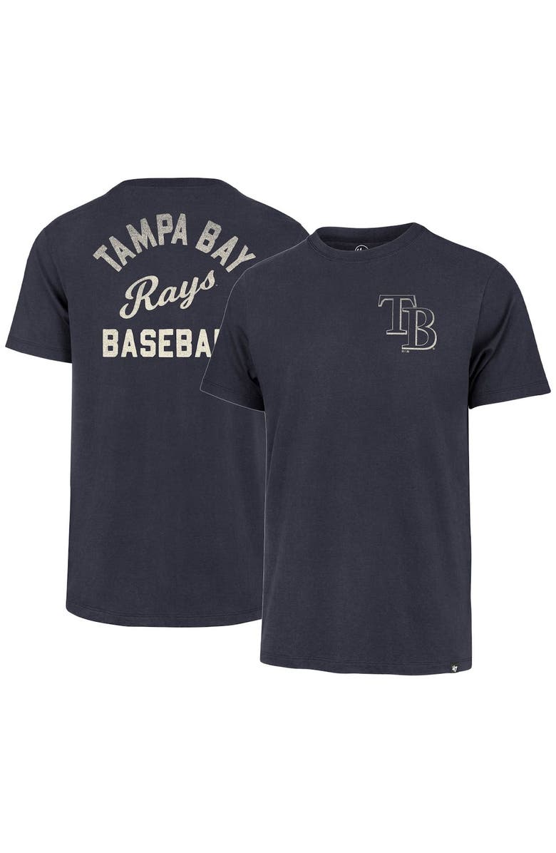 '47 Men's '47  Navy Tampa Bay Rays Turn Back Franklin T-Shirt, Main, color, Navy