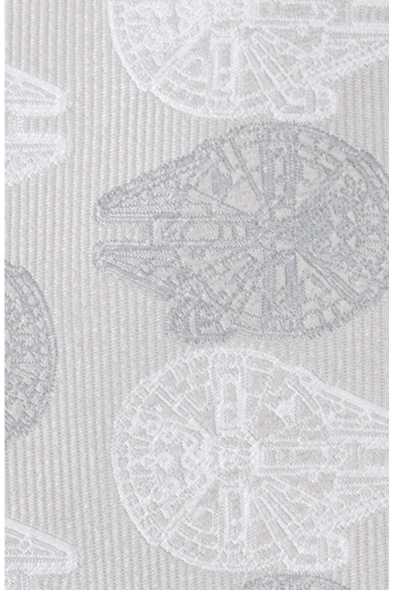 x Star Wars™ Millennium Falcon Silk Tie, Alternate, color, GRAY