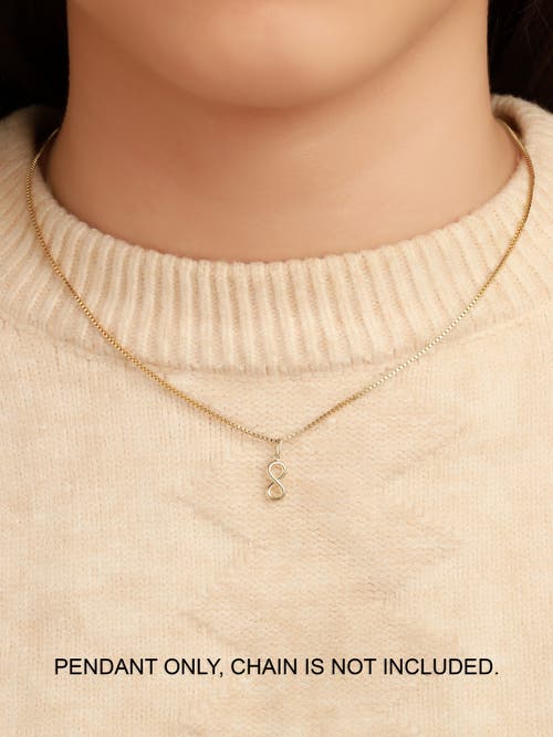 Devata Infinity Pendant In Gold