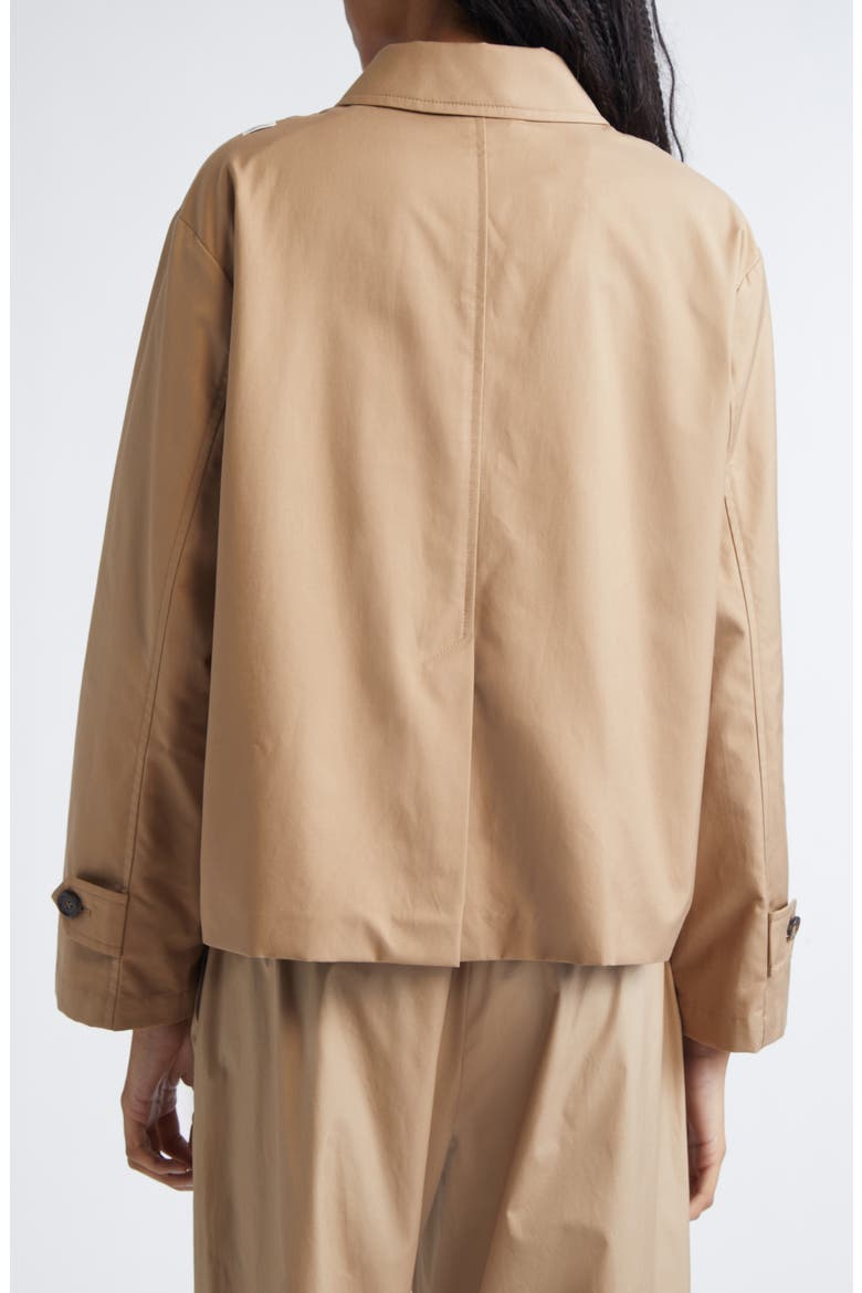 Bambola Cotton Blend Twill Trench Jacket, Alternate, color, CAMEL