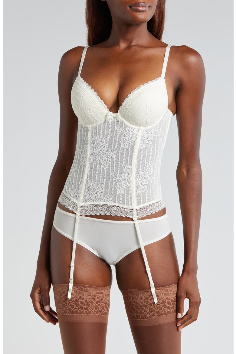 Panama Underwire Basque, Main, color, ECRU