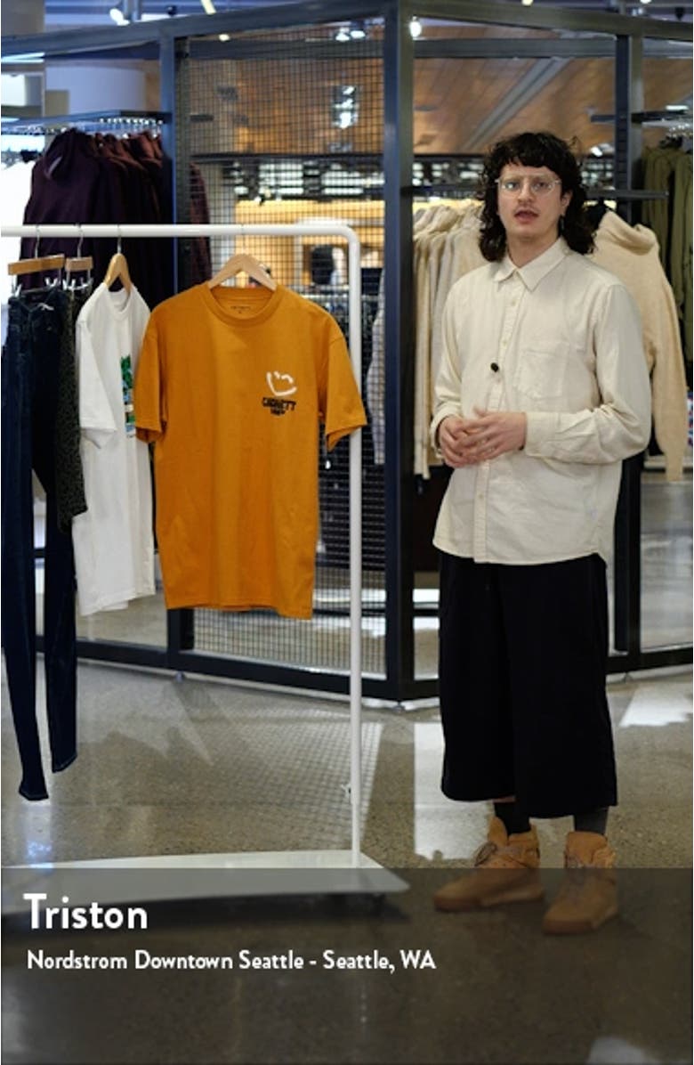 Happy Script Organic Cotton Graphic Tee, sales video thumbnail