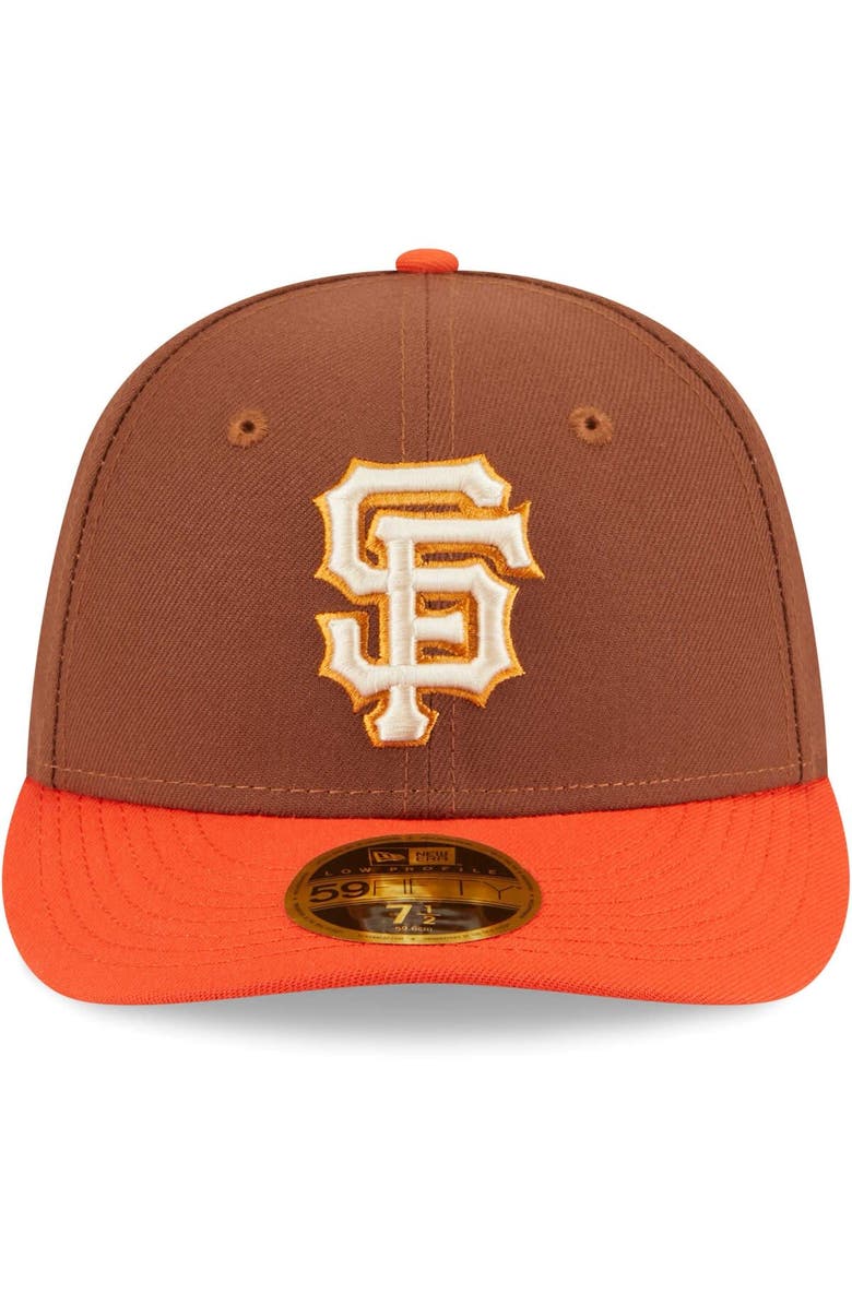 New Era Men's New Era Brown San Francisco Giants Tiramisu Low Profile 59FIFTY Fitted Hat, Alternate, color, 