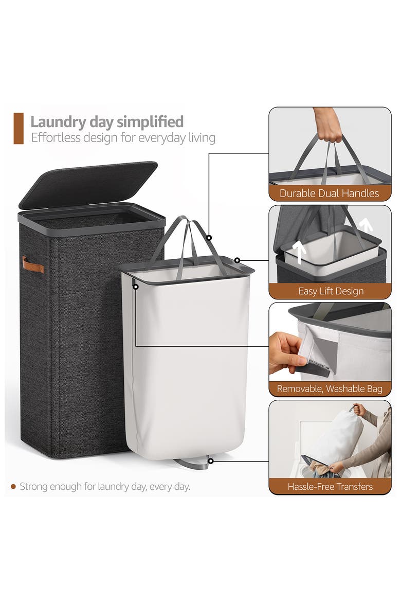 Laundry Basket, Alternate, color, BLACK