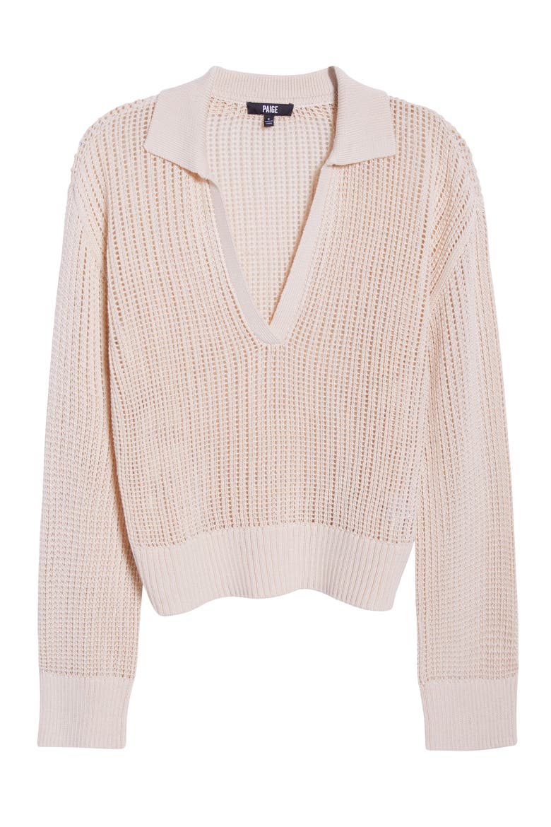 Riva Open Stitch Sweater, Alternate, color, NEUTRAL ECRU