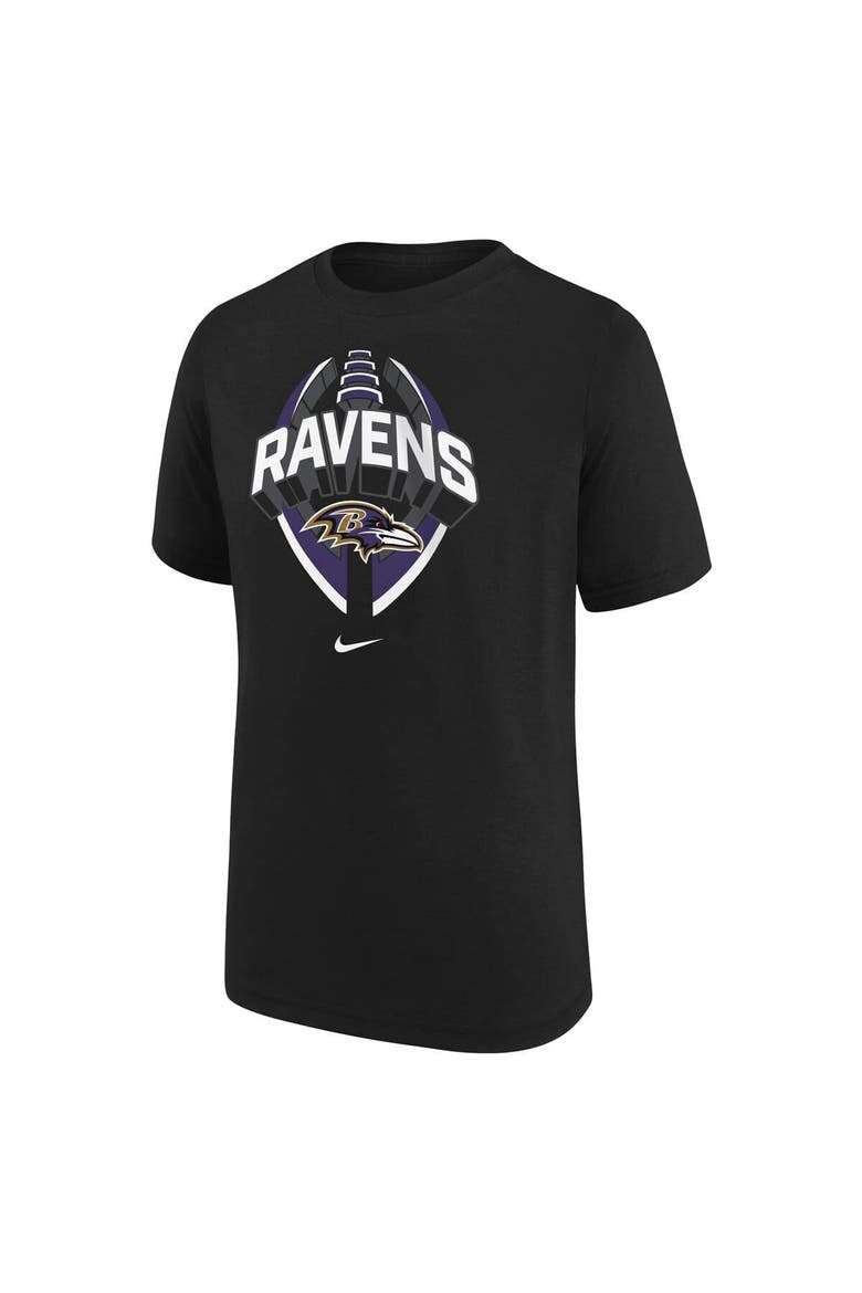 Youth Nike Black Baltimore Ravens Icon Legend T-Shirt, Alternate, color, Black