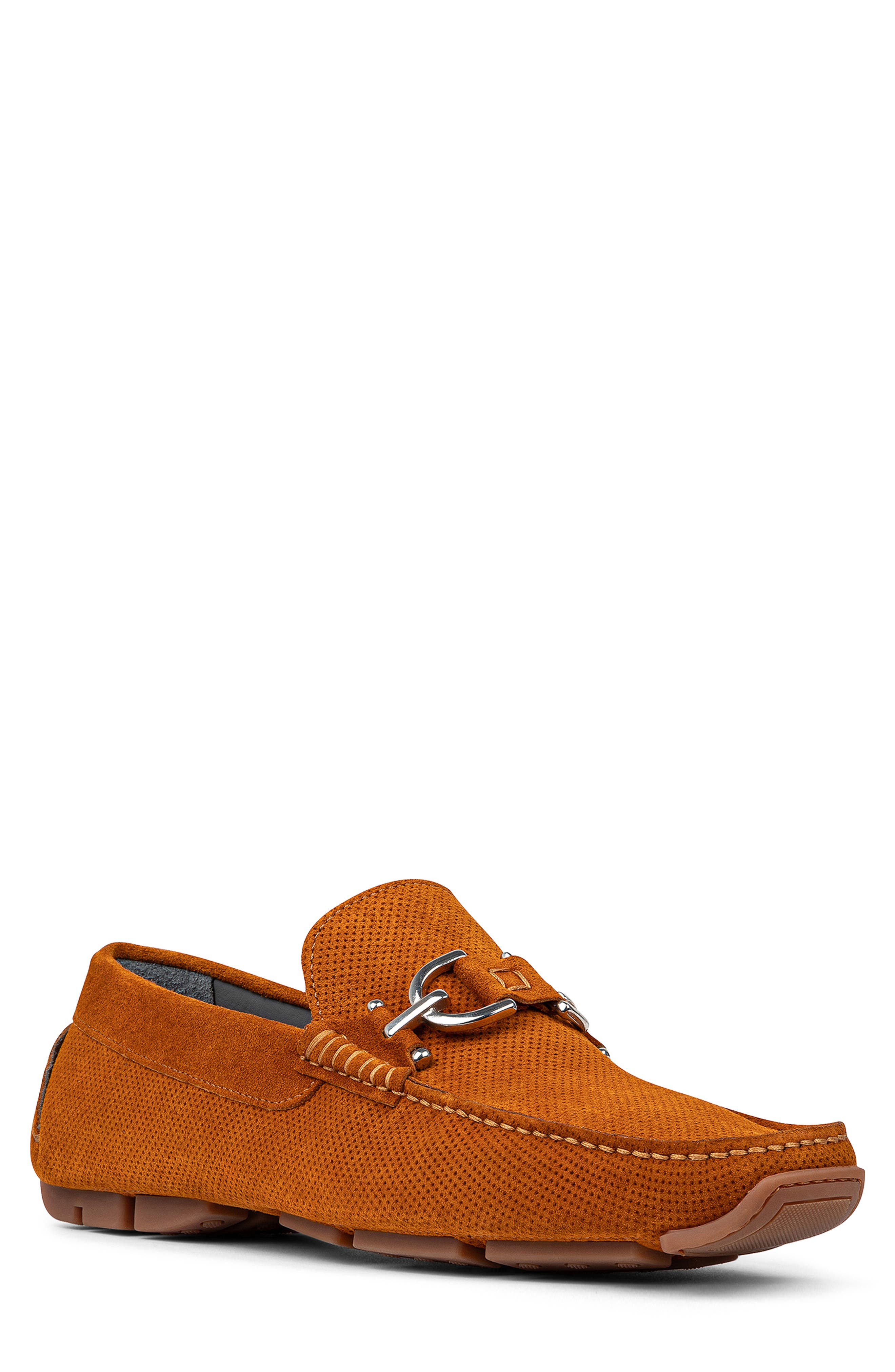 Donald Pliner Dacio Driving Loafer, Main, color, Brick