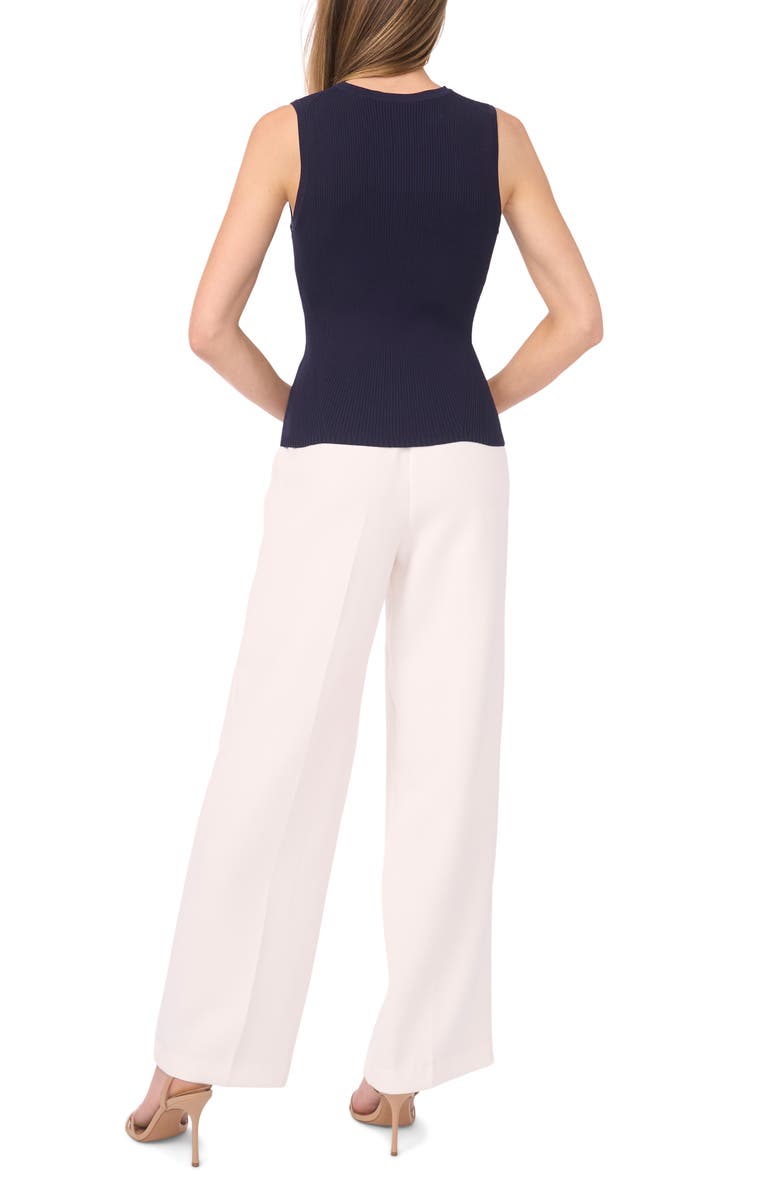 Halogen<sup>®</sup> Rib Knit Sleeveless Sweater, Alternate, color, Baritone Blue