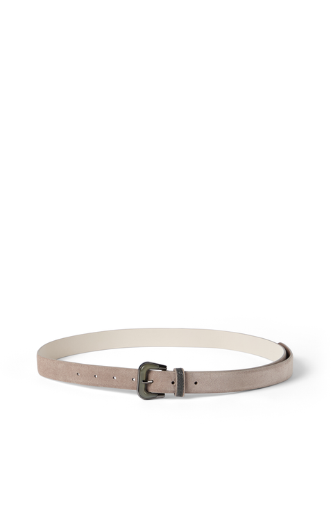 Suede belt