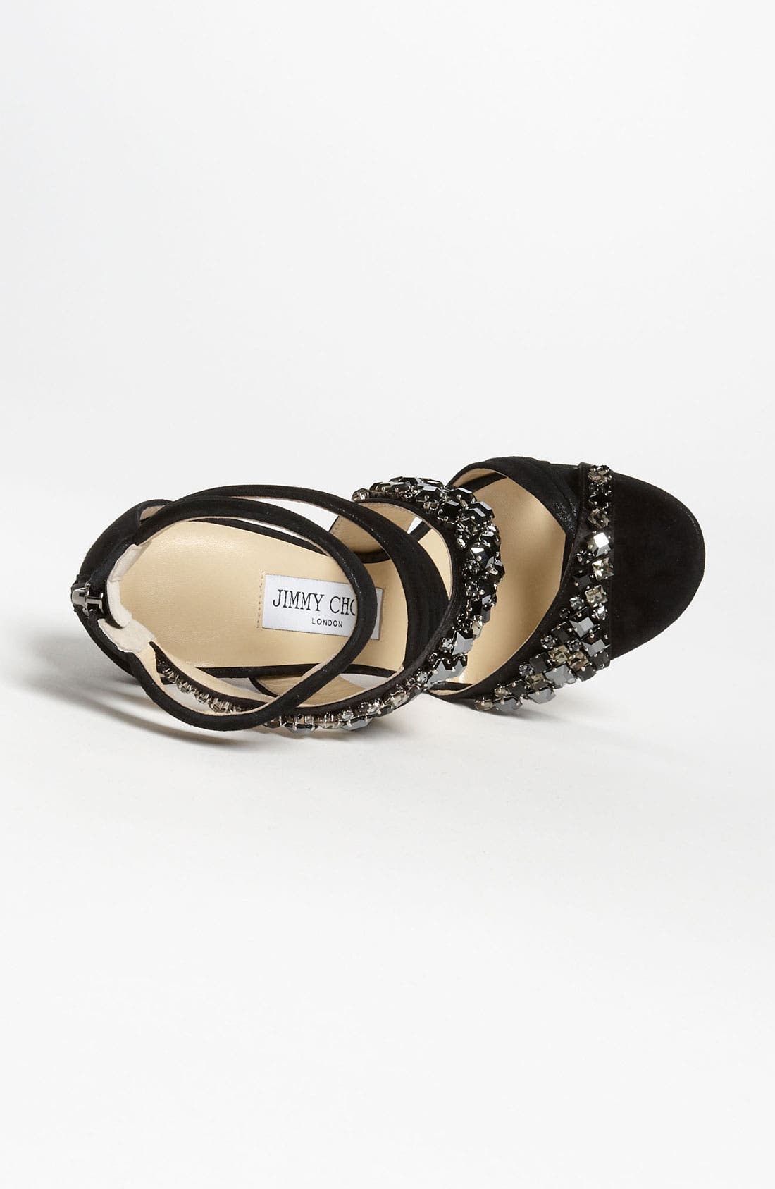 'Kani' Sandal, Alternate, color, BLACK SUEDE