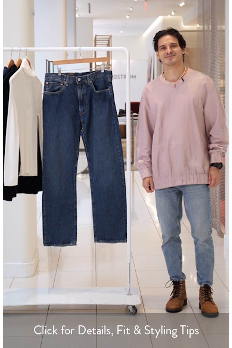 555™ Relaxed Straight Leg Jeans video
