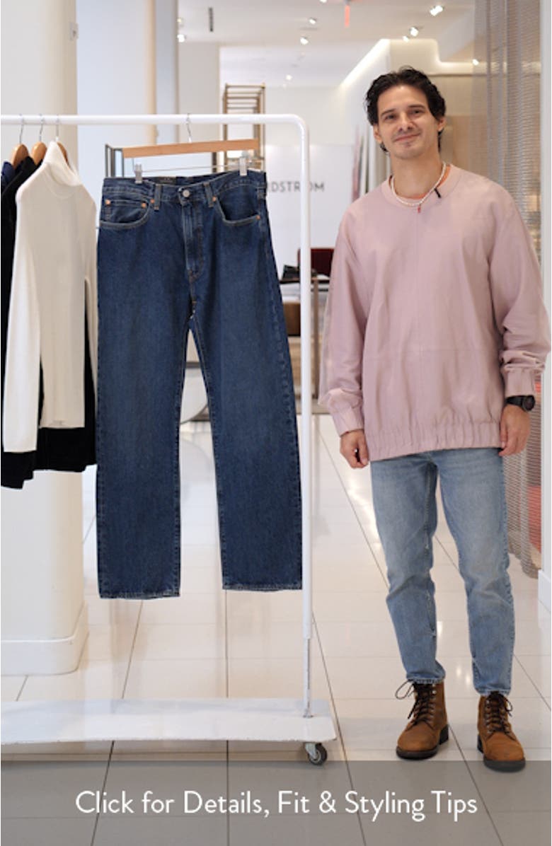 555<sup
™</sup
Relaxed Straight Leg Jeans, sales video thumbnail