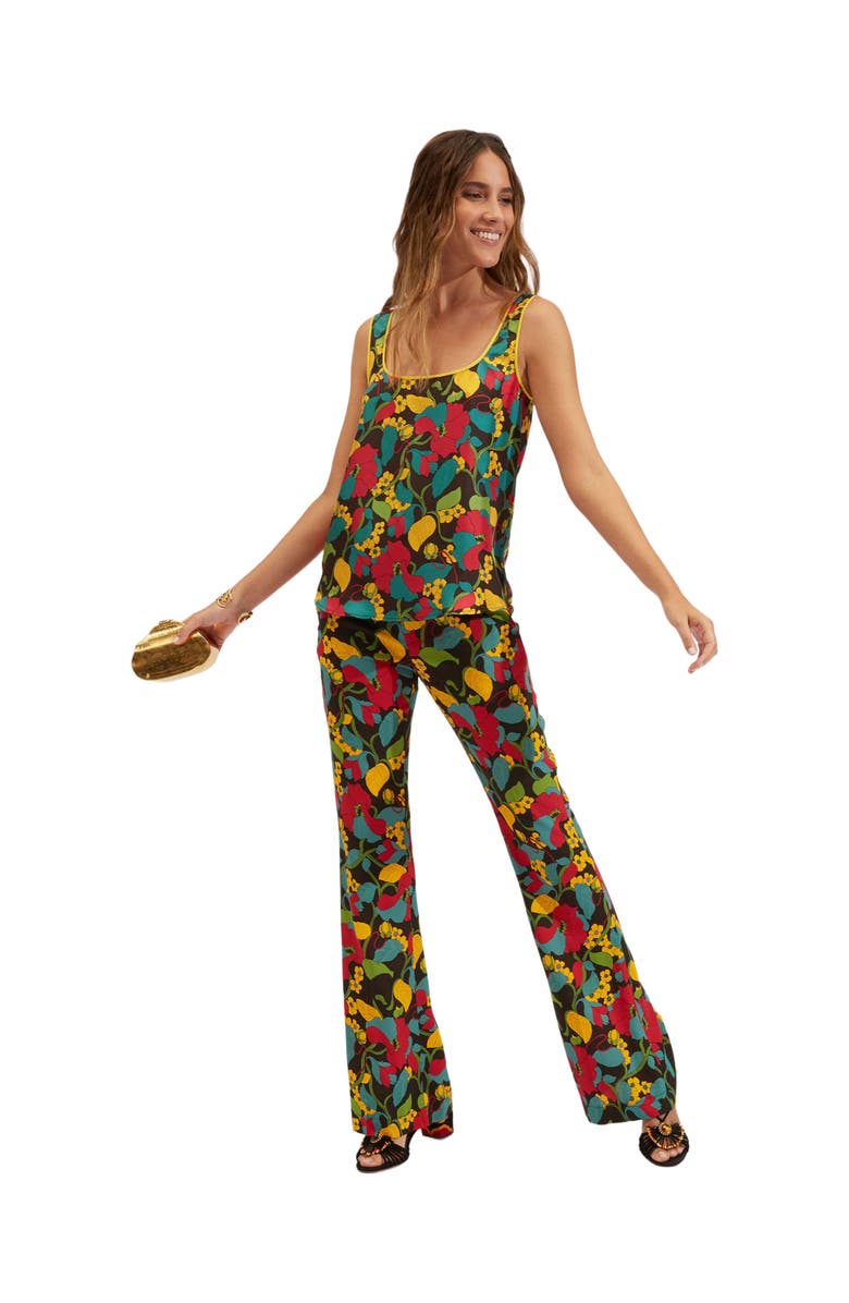 La DoubleJ Twirl Top Vines Brown, Main, color,