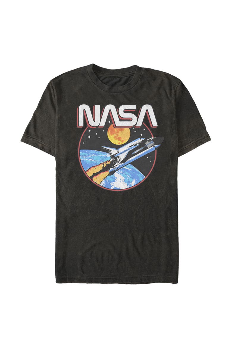 Men's NASA Shuttle Journey Graphic Tee, Main, color, Black