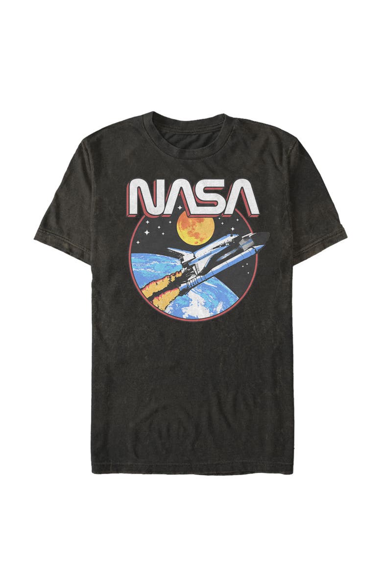 NASA Men's NASA Shuttle Journey Graphic T-Shirt, Main, color, Black