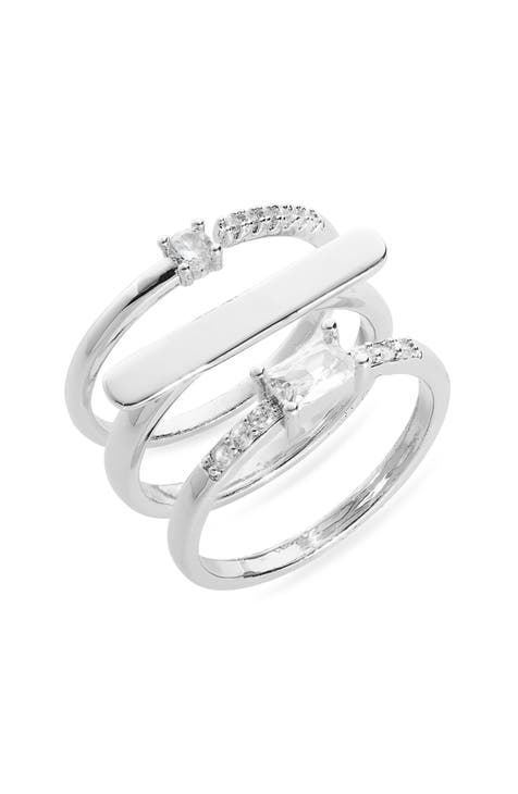 Set of 3 Demi Fine Rings