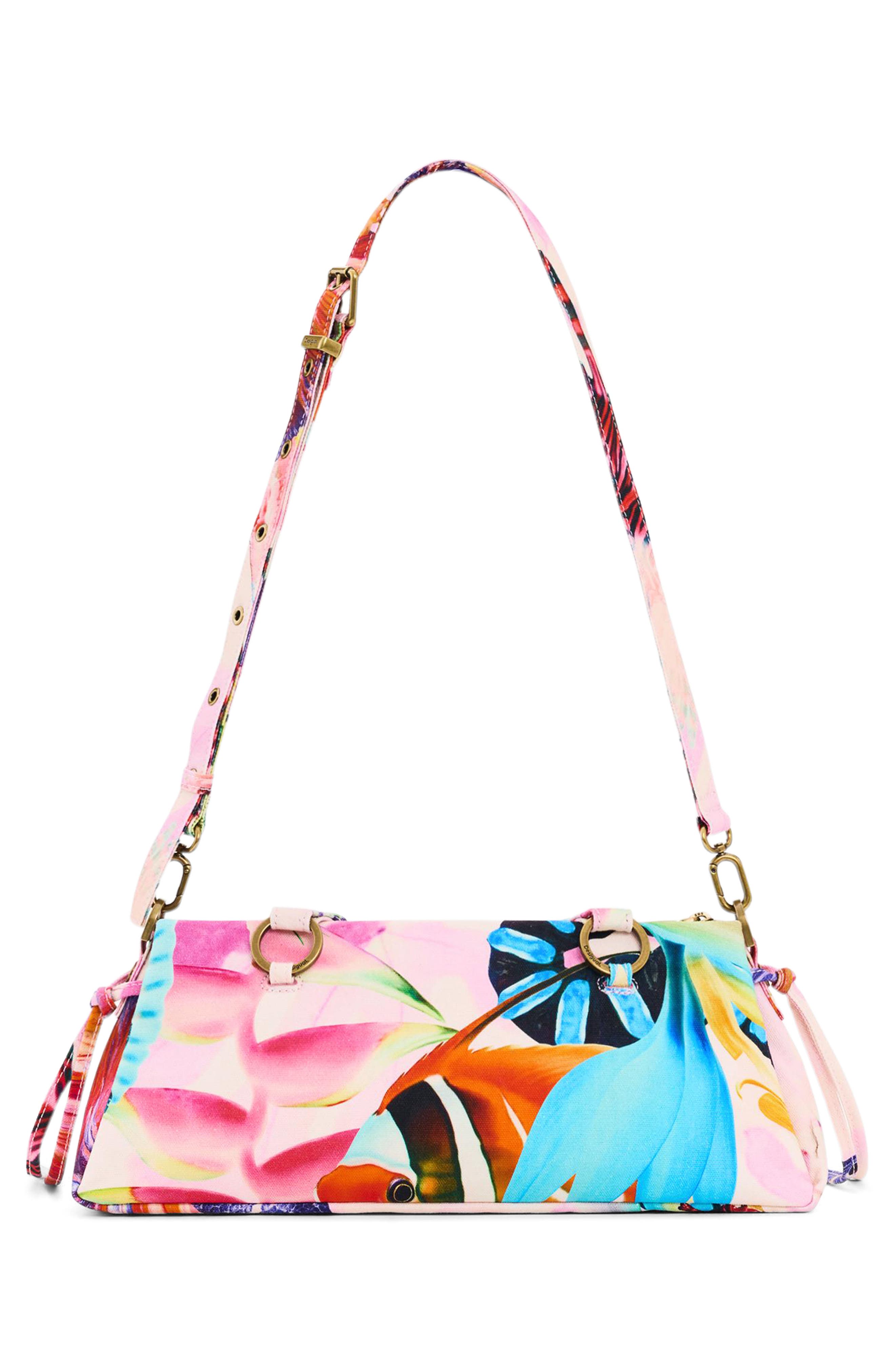 Desigual Denim Shoulder Bag, Alternate, color, 