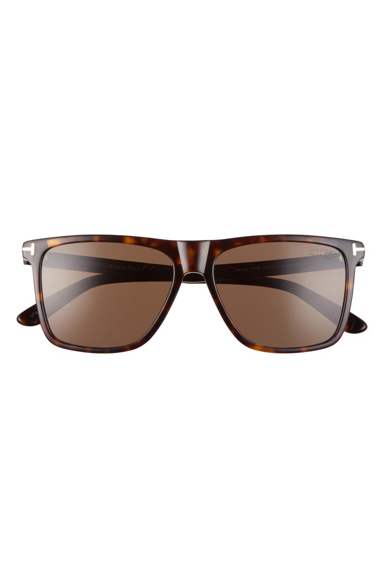 TOM FORD 57mm Fletcher Square Sunglasses, Main, color, 