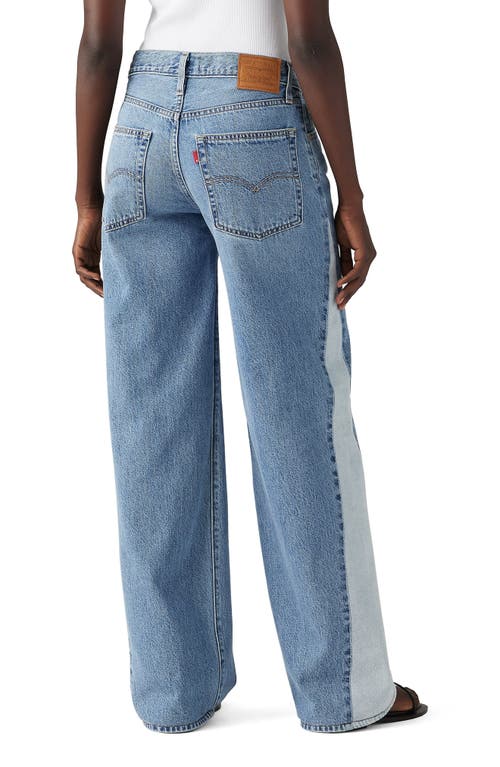 Shop Levi's Baggy Dad Pieced Jeans In Mixed Bag