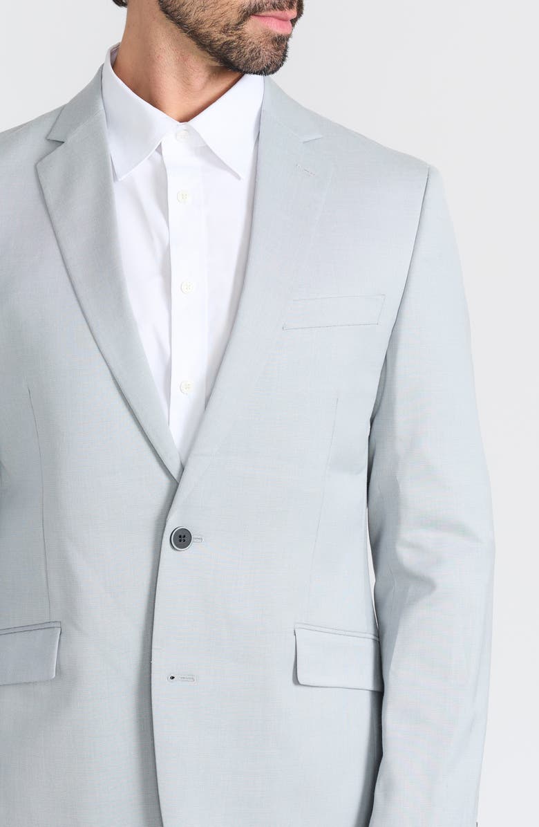 SAVILE ROW CO Tic Weave Suit, Alternate, color, Blue