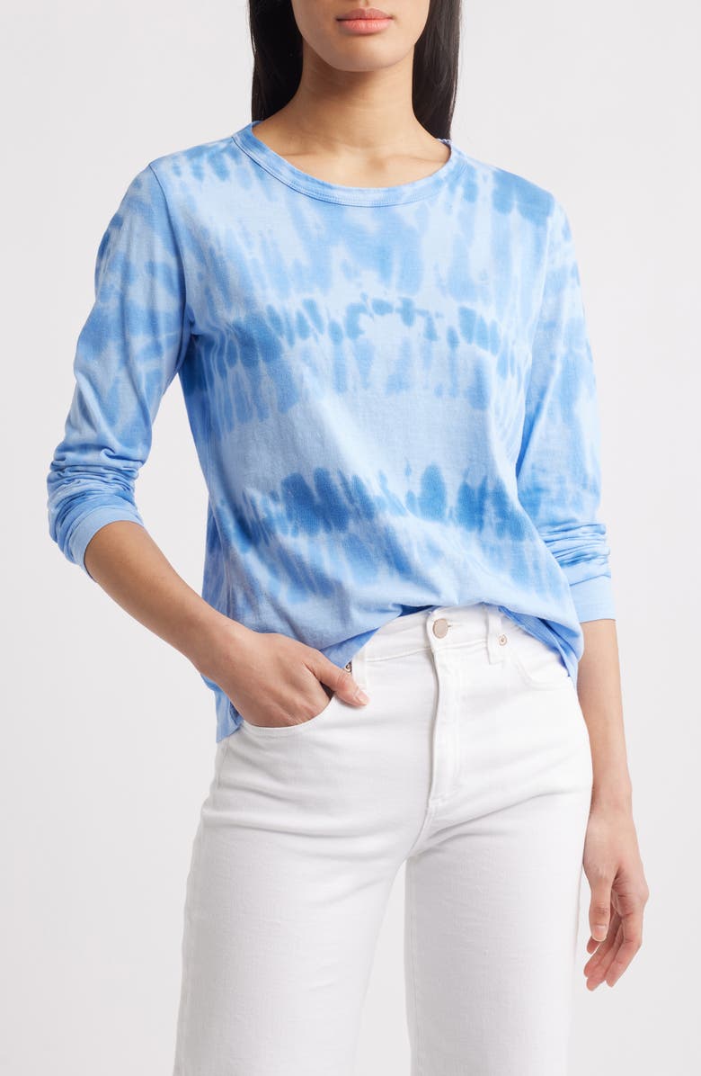 MARGARET O'LEARY Tie Dye Long Sleeve T-Shirt, Main, color, 