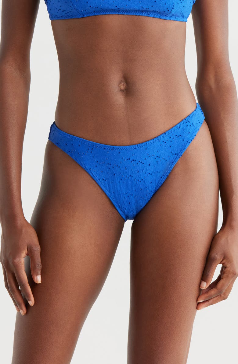 PacSun Ramona Eyelet Bikini Bottoms, Main, color, 
