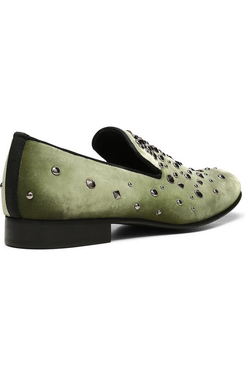 Donald Pliner Spencer Studded Loafer, Alternate, color, Green