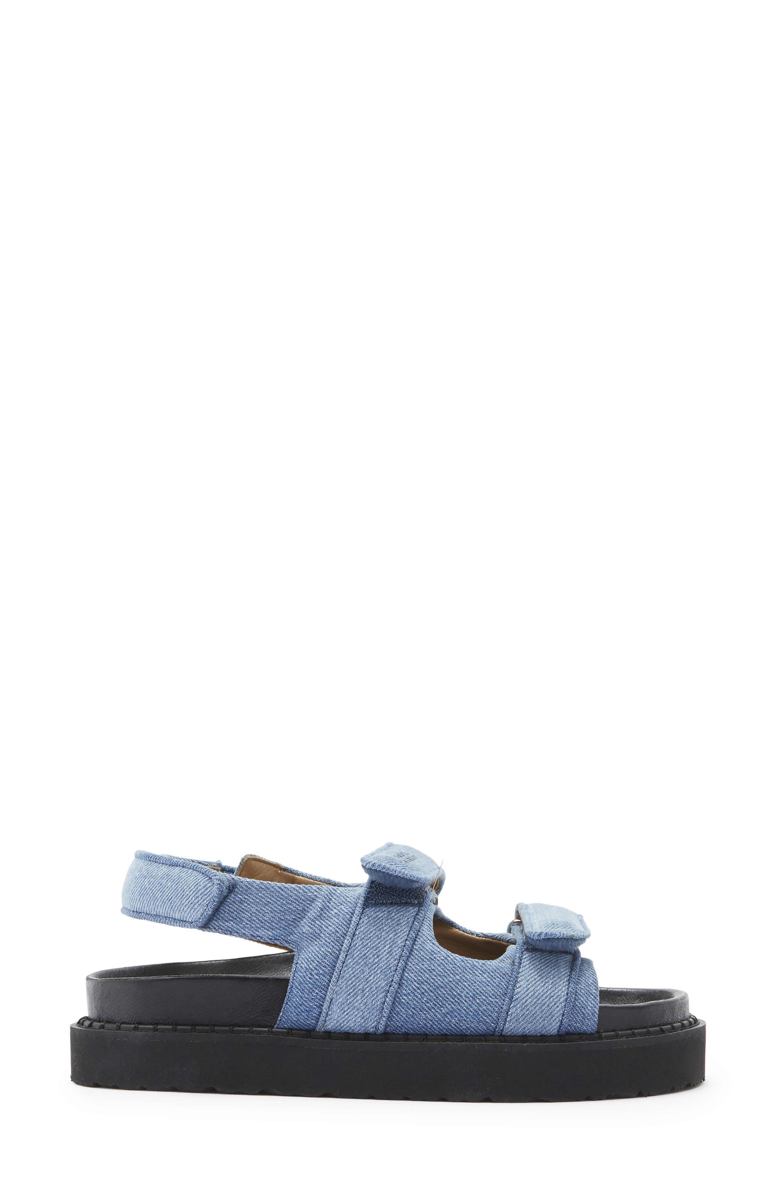 Isabel Marant Madee Platform Sandal, Alternate, color, Light Blue