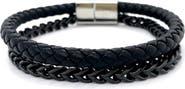 Anna Zuckerman Ox Link in Noir Men's Cuff