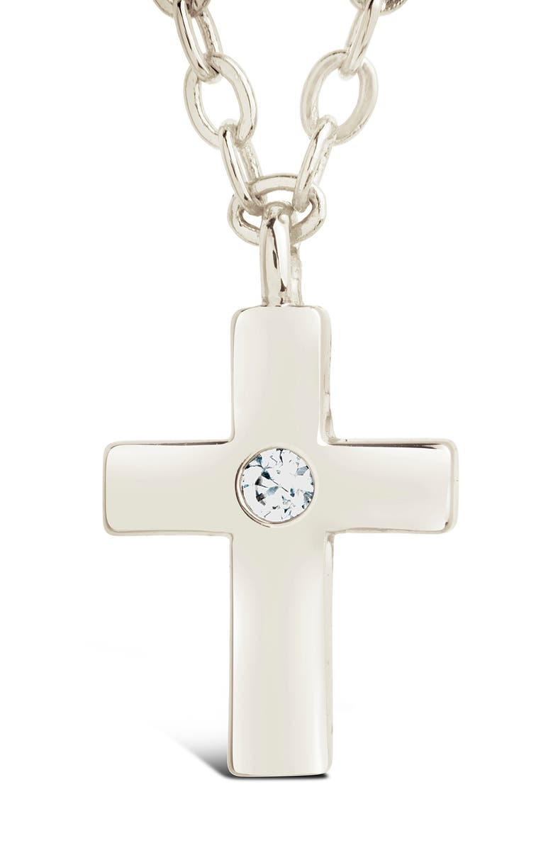 Sterling Forever Magdolina Layered Necklace, Alternate, color, 