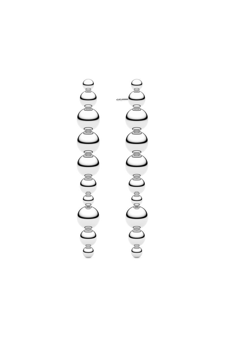 Earrings Bormio Lungo, Main, color, 925 Sterling Silver